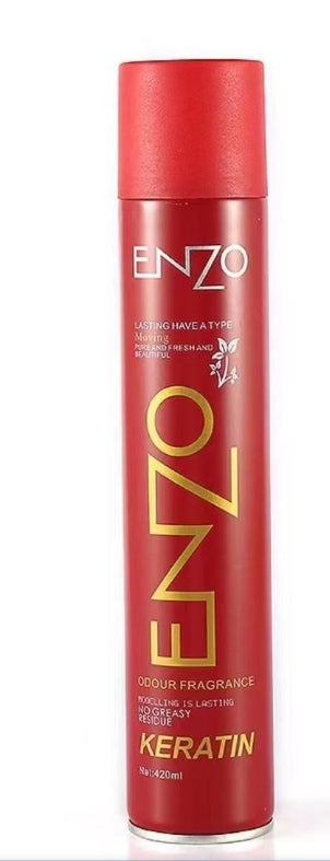 Enzo - Fragranced Keratin Hair spray- 420ml