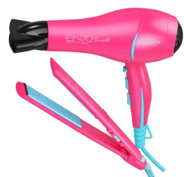 Enzo 2 In 1 Hair Dryer And Straightener Electronic.